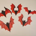 Bộ sưu tập dơi ma cà rồng hai lớp trang trí Halloween - Thumbnail 5