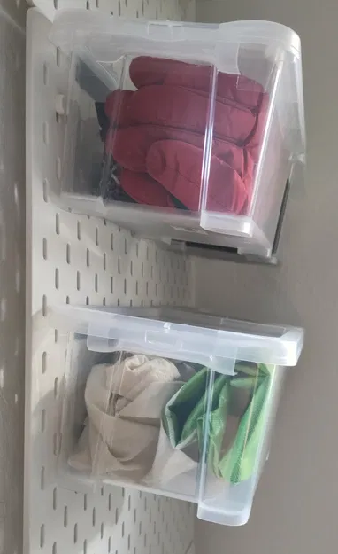 Giá đỡ hộp trong suốt Regalux 4L cho tường và bảng skadis - Image 3