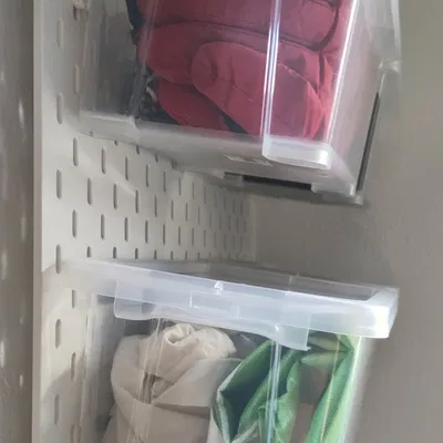 Giá đỡ hộp trong suốt Regalux 4L cho tường và bảng skadis