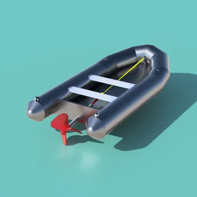 Thuyền bơm hơi có chân vịt