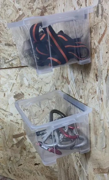 Giá đỡ hộp trong suốt Regalux 4L cho tường và bảng skadis - Image 5