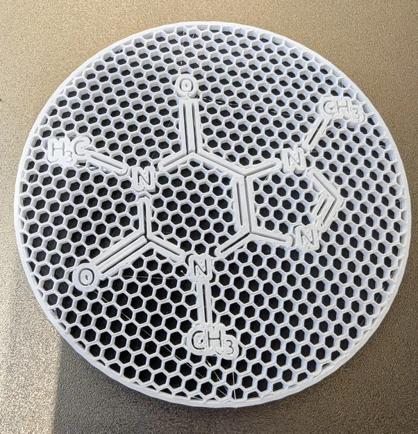 Đế Lót Ly Hình Phân Tử Caffein - Image 1