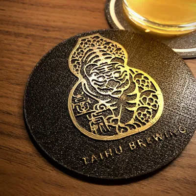 Đế lót ly bia Taihu - Đặc sản Đài Loan