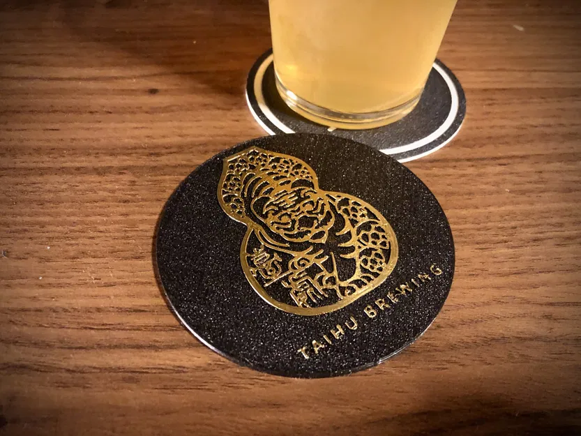 Đế lót ly bia Taihu - Đặc sản Đài Loan - Image 2