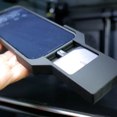 Giá đỡ SSD Crucial X9 Pro cho iPhone 15 Pro Max