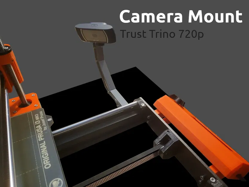 Giá đỡ camera Trust Trino 720p cho Prusa i3 MK3/MK3S - Image 1
