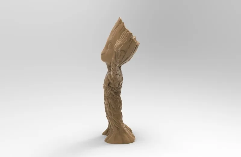 Nhân vật Baby Groot giơ tay lên trời - Image 2