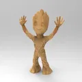 Nhân vật Baby Groot giơ tay lên trời - Thumbnail 3