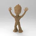 Nhân vật Baby Groot giơ tay lên trời - Thumbnail 5