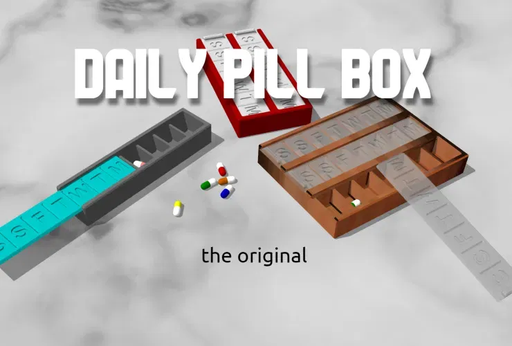 Hộp đựng thuốc uống hàng ngày - Image 1
