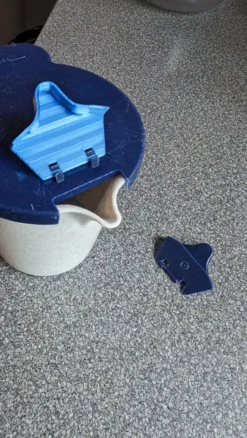 Nắp cho bình sữa Tupperware đã được tái tạo - Image 2