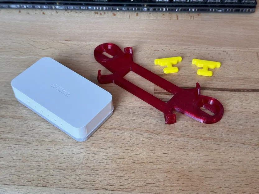 Giá đỡ Skadis cho Switch Ethernet D-Link Go 5 cổng - Image 2