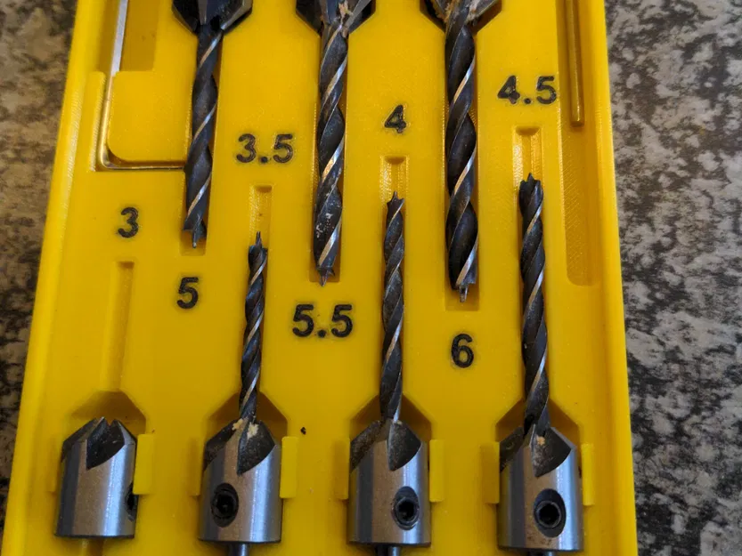 Khay đa vật liệu cho bộ mũi khoan gỗ - Image 1