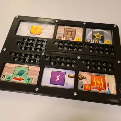 Cải tiến bảng điều khiển Terraforming Mars bằng mô hình giấy