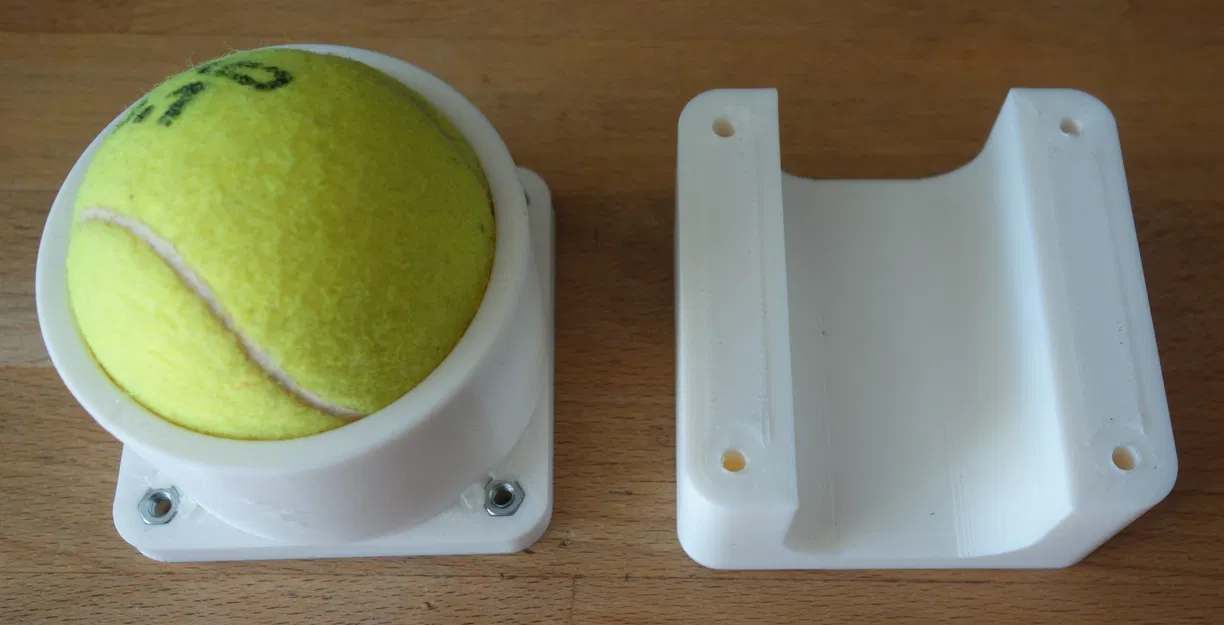 Giá đỡ con lăn massage bóng tennis gắn tường - Image 3