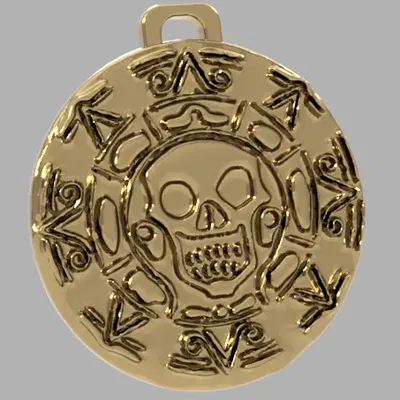 Móc khóa biểu tượng hải tặc vùng Caribbean