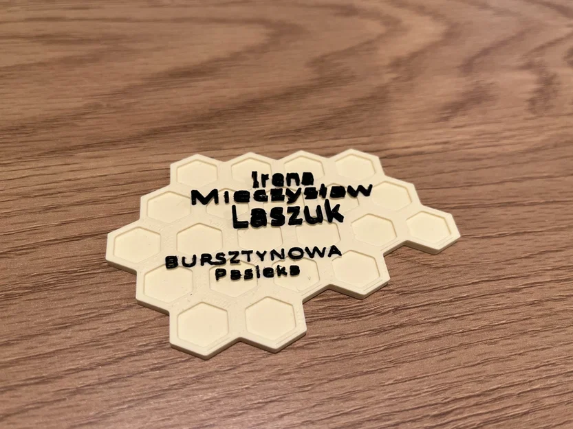 Mẫu logo và móc khóa hình đĩa mật ong - Image 1
