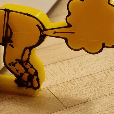 Cửa chặn mùi hôi in 3D nhanh chóng với PLA