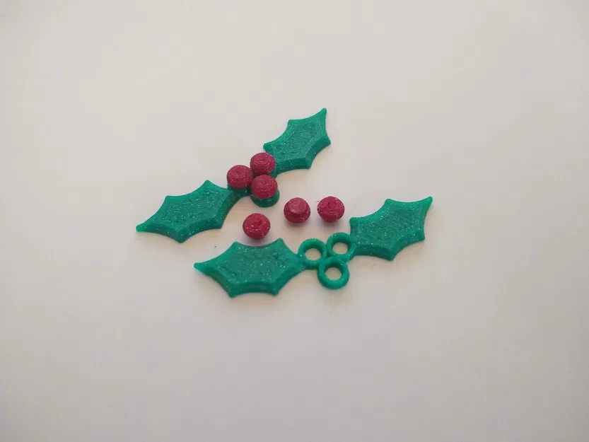 Vật trang trí Giáng Sinh hình cây nhựa và quả mọng - Image 1