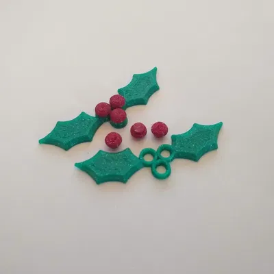 Vật trang trí Giáng Sinh hình cây nhựa và quả mọng