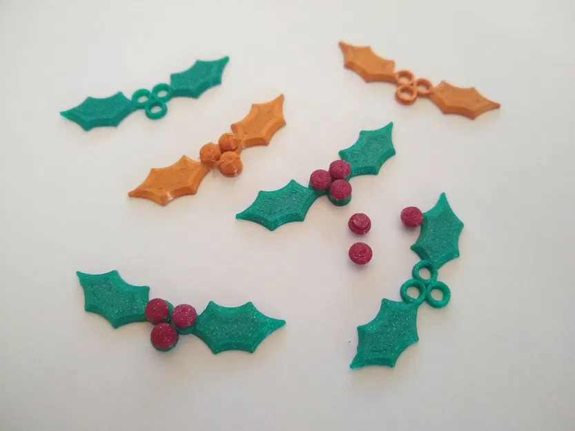 Vật trang trí Giáng Sinh hình cây nhựa và quả mọng - Image 2