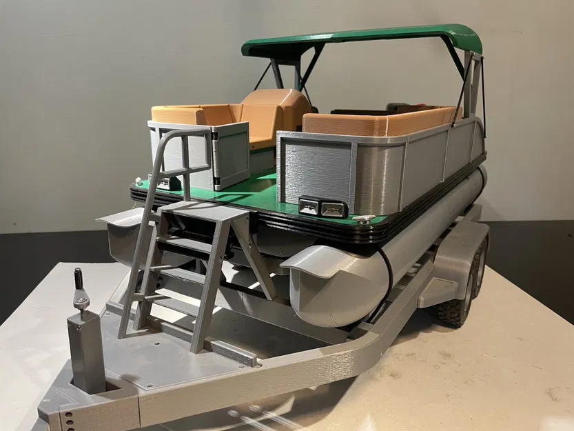 Thuyền RC Pontoon Big Chill Tỷ Lệ 1:8 của Black Crow - Image 16