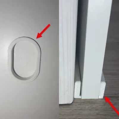 Tay cầm và hướng dẫn cho cửa trượt