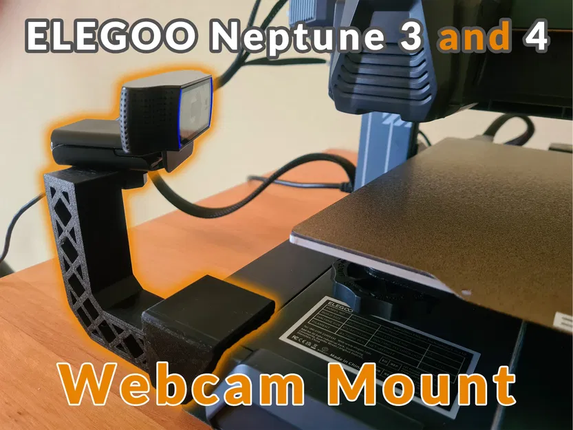 Giá đỡ webcam Elegoo Neptune 3 và 4 (kẹp) - Image 1