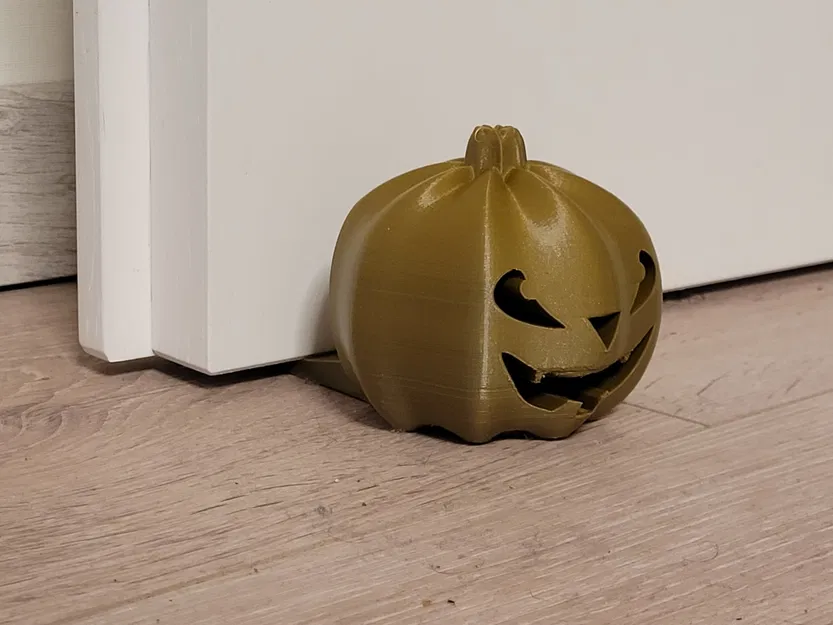 Bình giữ cửa hình bí ngô với mặt Halloween - Image 2