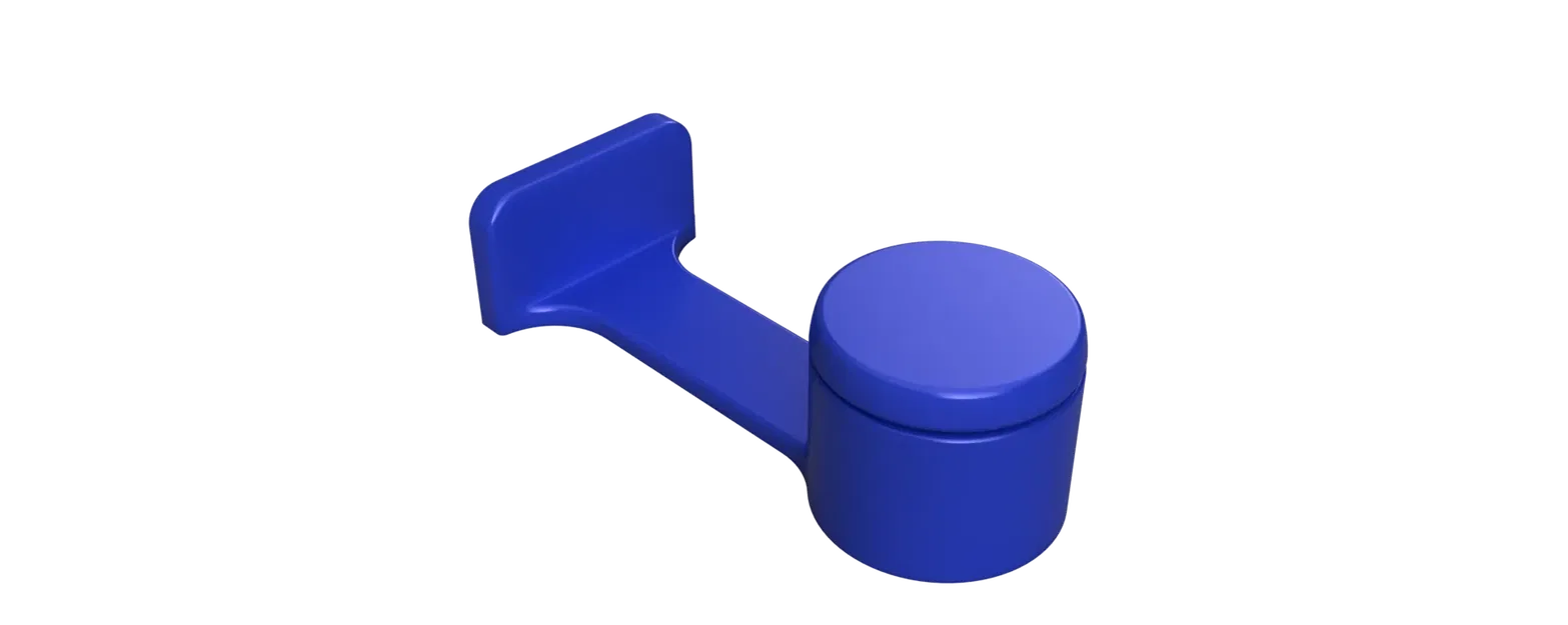 Bộ chặn cửa xoay chống va đập cho tường - Image 1