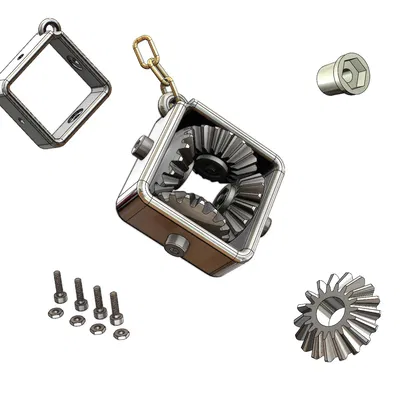 Mô Hình Fidget Bánh Răng Vi Sai