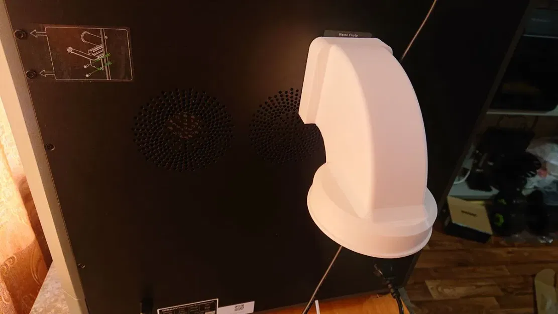 Dẫn chất thải nhựa vào túi cho Creality K2 Plus - Image 1