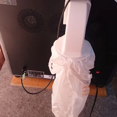 Dẫn chất thải nhựa vào túi cho Creality K2 Plus