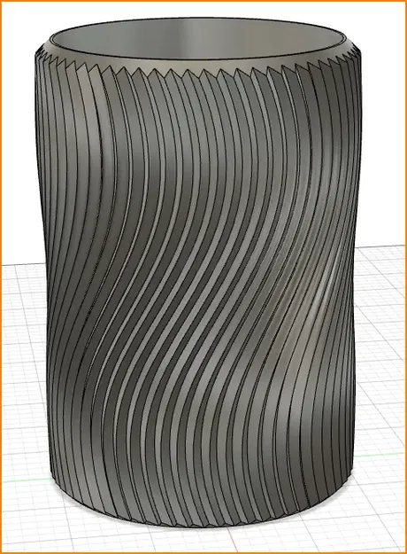 Chậu cây cong với thiết kế mở 94mm - Image 3