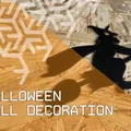 Trang trí tường Halloween - Nhà thờ phù thủy - Thumbnail 1