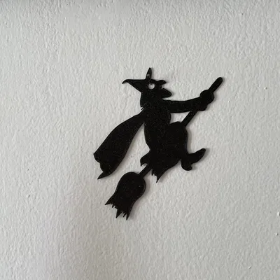 Trang trí tường Halloween - Nhà thờ phù thủy