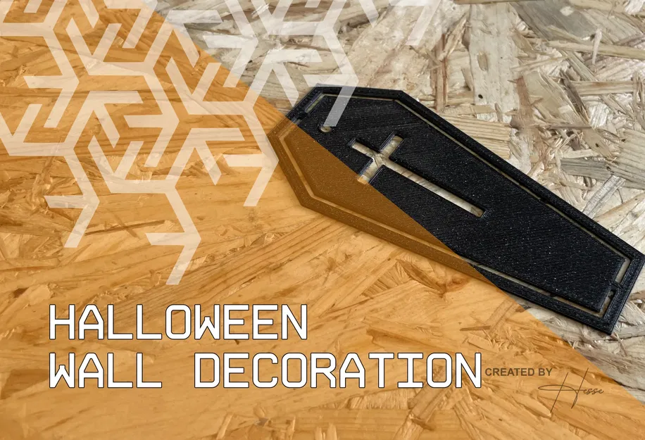 Trang trí tường Halloween - Quan tài - Image 1