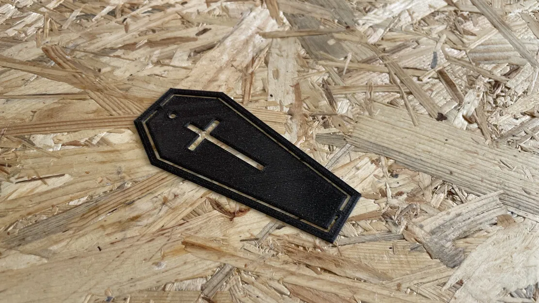 Trang trí tường Halloween - Quan tài - Image 3