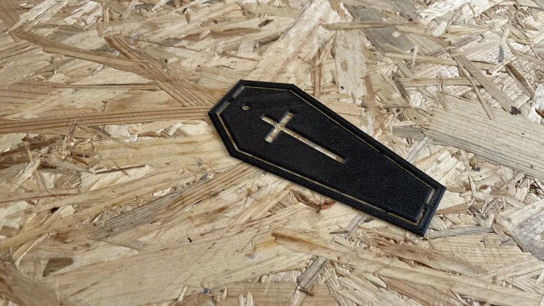 Trang trí tường Halloween - Quan tài - Image 5