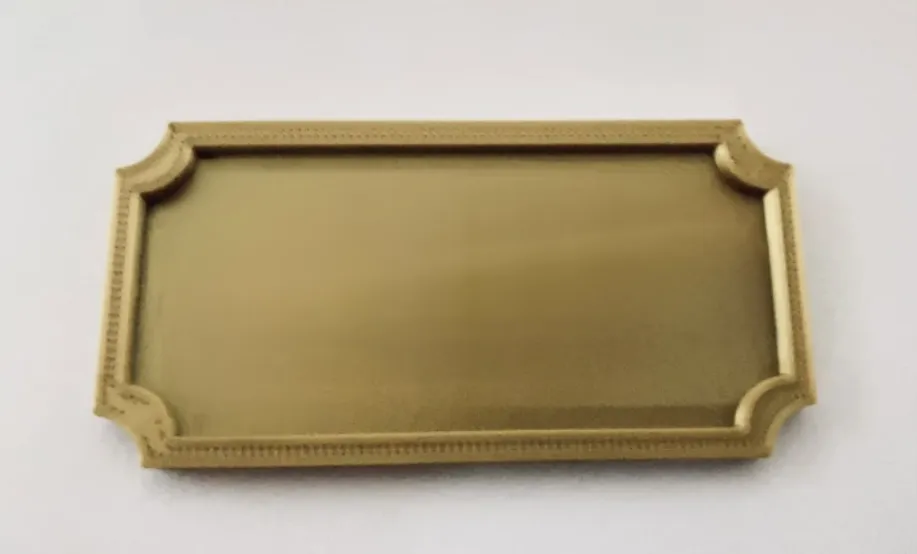 Thẻ tên trống cho in 3D với thiết kế gốc - Image 1