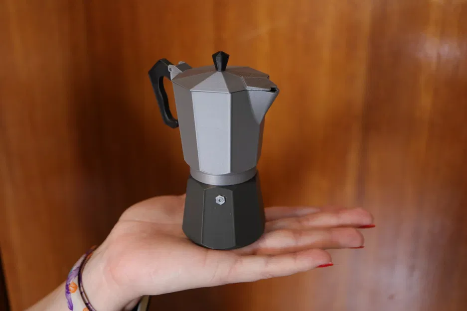 Moka Coffee Pot / Cafetera Italiana (Mô hình 3D in không cần support) - Image 1