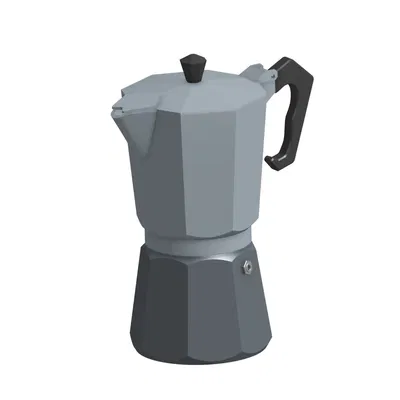 Moka Coffee Pot / Cafetera Italiana (Mô hình 3D in không cần support)