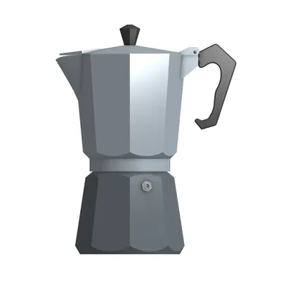 Moka Coffee Pot / Cafetera Italiana (Mô hình 3D in không cần support)