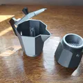 Moka Coffee Pot / Cafetera Italiana (Mô hình 3D in không cần support) - Thumbnail 5