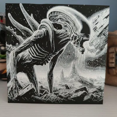 Hueforge Alien - Mô Hình Người Ngoài Hành Tinh