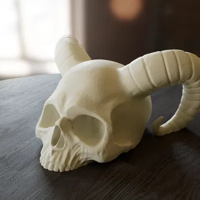 Đèn Sọ Sừng | Sọ Quỷ | Sọ Có Sừng