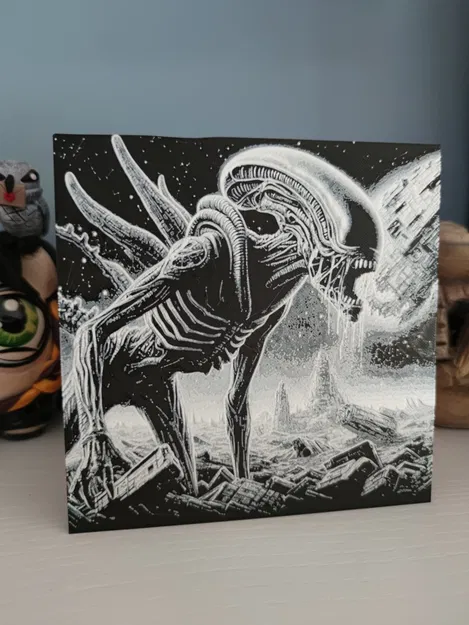 Hueforge Alien - Mô Hình Người Ngoài Hành Tinh - Image 2