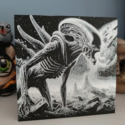 Hueforge Alien - Mô Hình Người Ngoài Hành Tinh