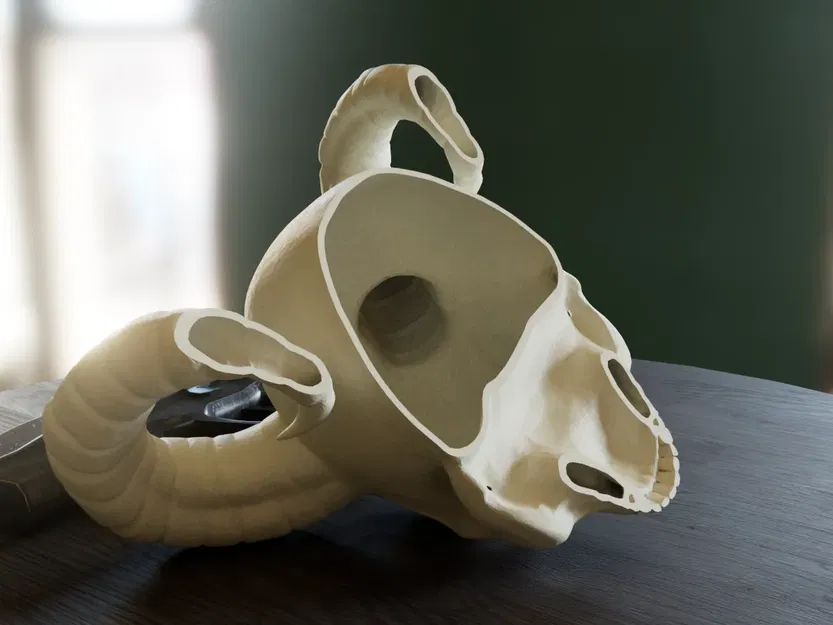 Đèn Sọ Sừng | Sọ Quỷ | Sọ Có Sừng - Image 2