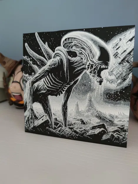 Hueforge Alien - Mô Hình Người Ngoài Hành Tinh - Image 3